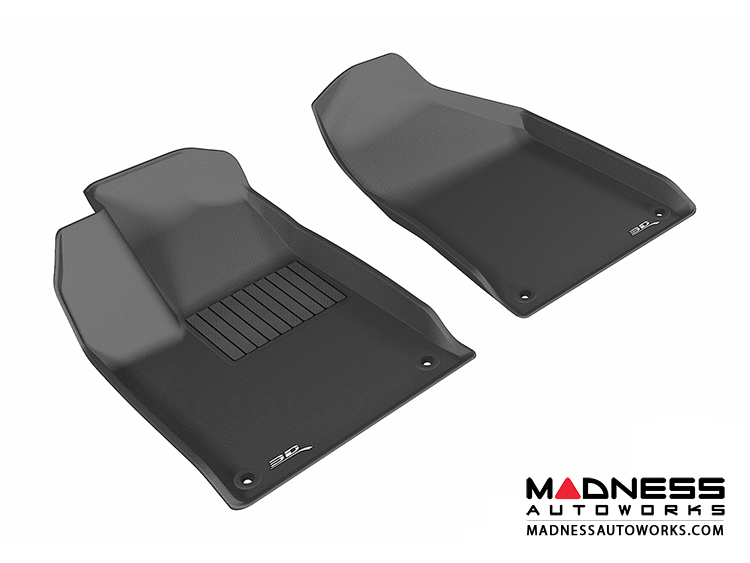 Chrysler 200 Floor Mats (Set of 2) - Front - Black by 3D MAXpider (2015-)